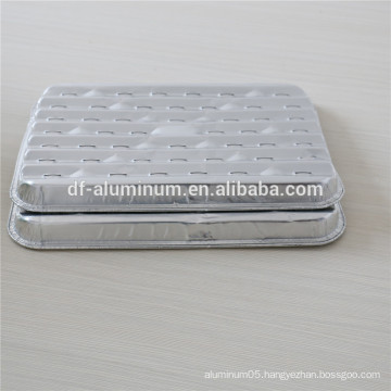 Aluminum BBQ grill with hole